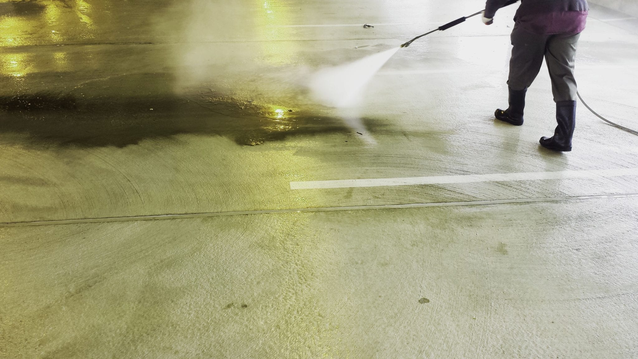 Washington D.C., Virginia and Maryland Pressure Washing and Parking Garage Cleanup