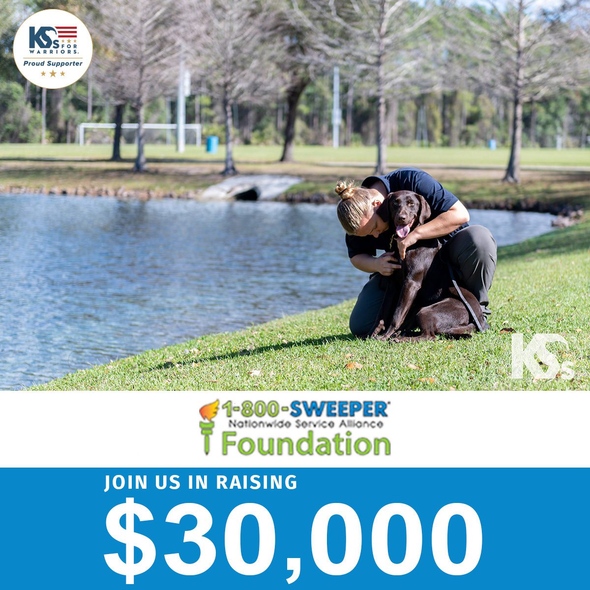 Read more about the article K9s For Warriors: Support Innovative Solutions for Veterans and Rescue Dogs: Join the 1-800-SWEEPER Foundation Fundraiser