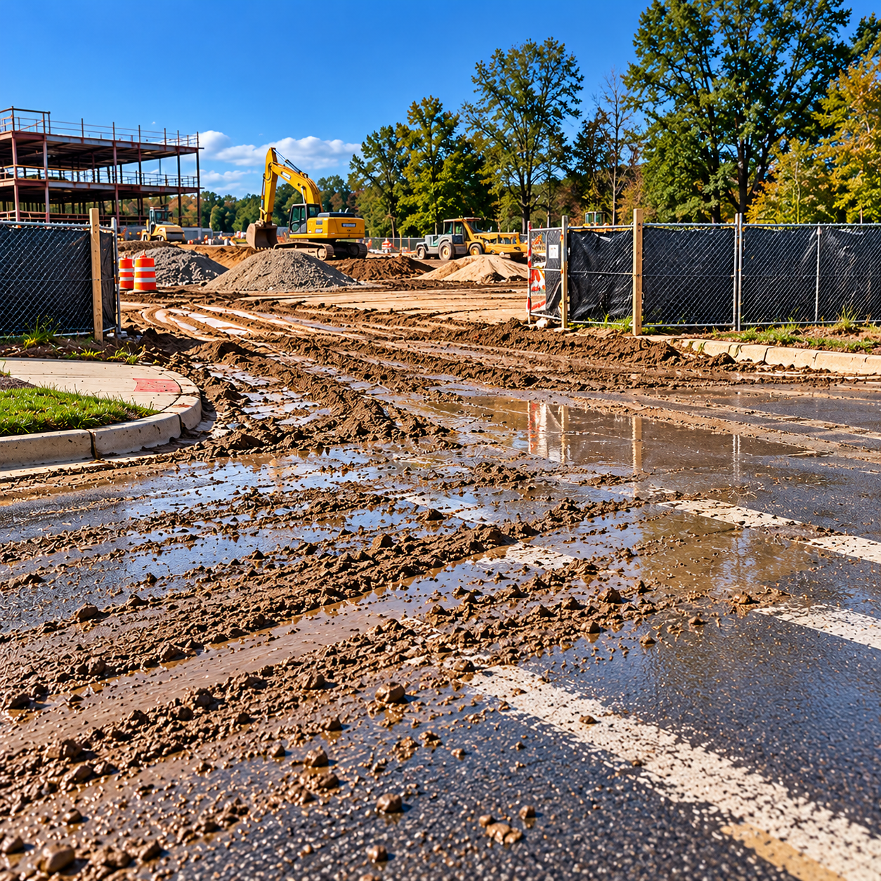 Construction Sweeping Construction Cleaning Chantilly Virginia